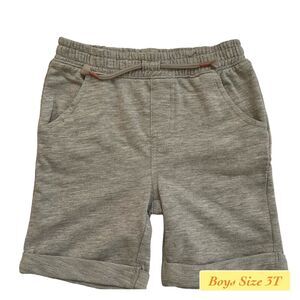 Boys Unbranded Gray Pull On Shorts RN #126160, Size 3T, NWOT